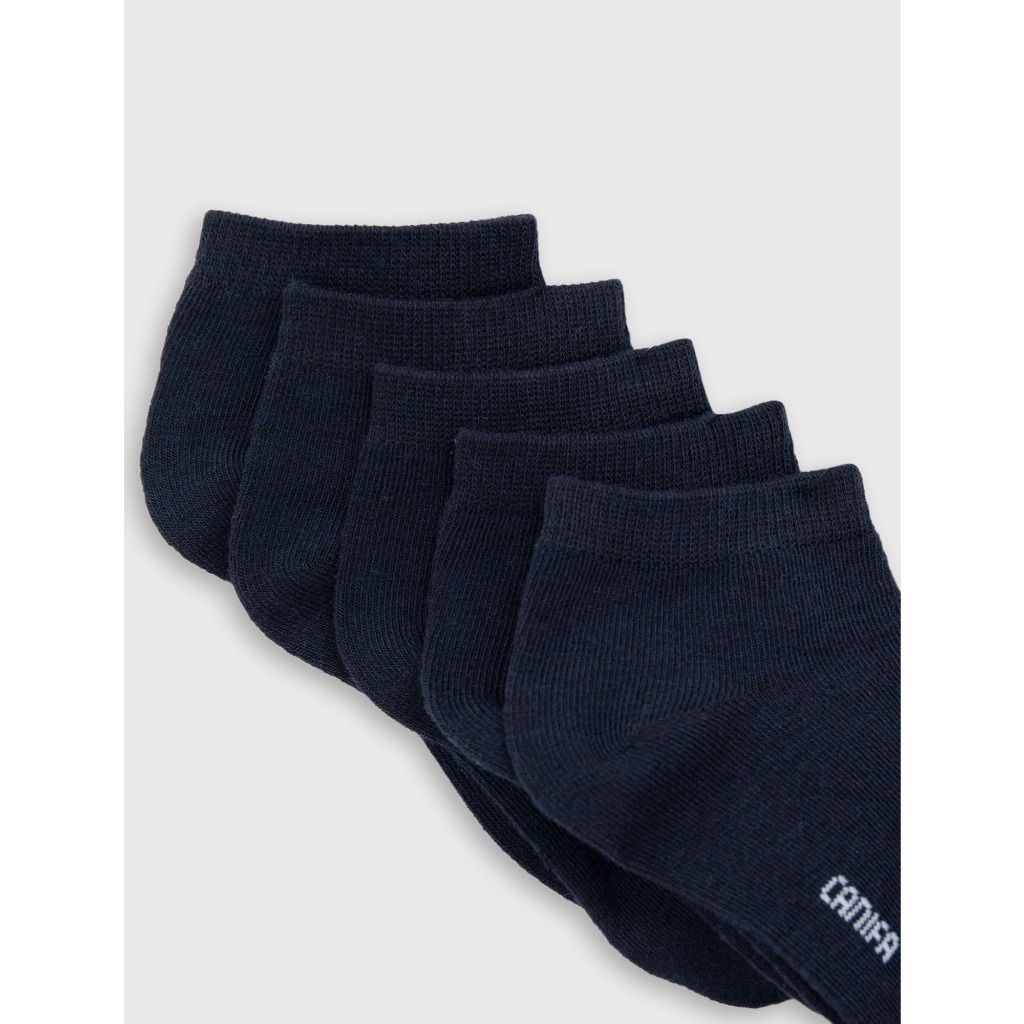 Combo 5 đôi tất unisex trẻ em CANIFA cổ trung mềm mại thoáng khí 3AX26A001