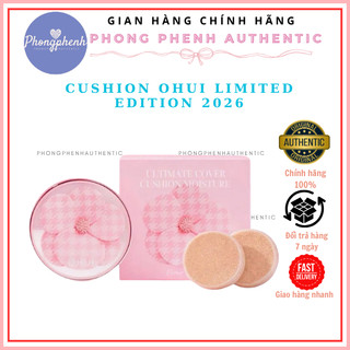 CUSHION OHUI LIMITED  ULTIMATE COVER CUSHION MOISTURE FLOWER EDITION 2026