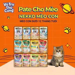Pate Nekko Kitten dành cho mèo con gói 70g nhiều dinh dưỡng