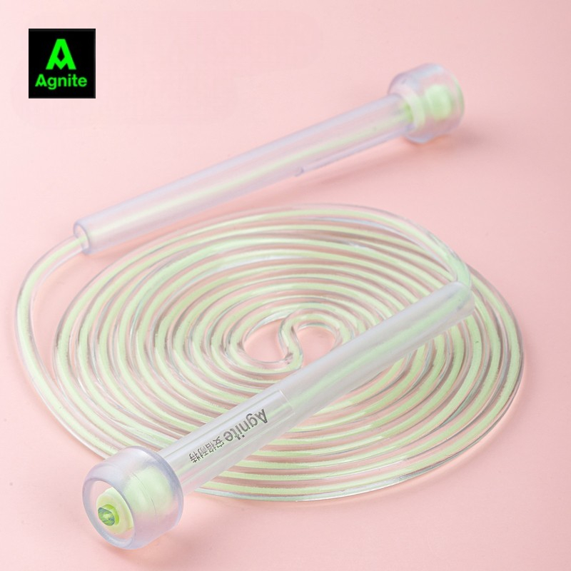 Dây nhảy thể dục tăng cường thể lực hỗ trợ giảm cân AGNITE chính hãng trong suốt lõi PVC cao cấp - F4122