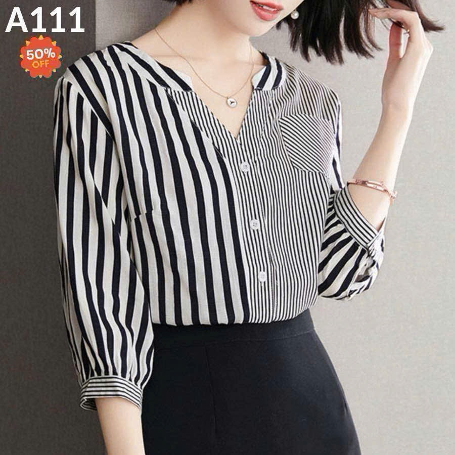 ( HÀNG LẺ SIZE, XẢ KHO GIẢM GIÁ ) Áo Sơ Mi công Sở Mango Mềm Mát Lịch Sự - Thời Trang Công Sở T&H