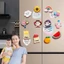 🌤️COD🌤️Nhãn dán tủ lạnh hoạt hình dễ thương Nhãn dán PVC mềm sáng tạo dành cho giáo dục sớm Nhãn dán nam châm