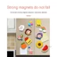 🌤️COD🌤️Nhãn dán tủ lạnh hoạt hình dễ thương Nhãn dán PVC mềm sáng tạo dành cho giáo dục sớm Nhãn dán nam châm
