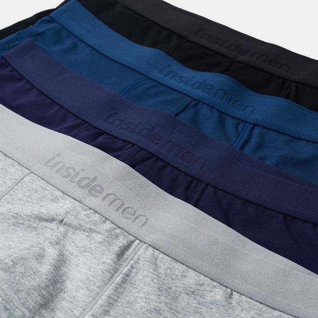 Quần Lót Nam Boxer Insidemen Cạp chun co giãn, thoáng khí IBX006EDP03