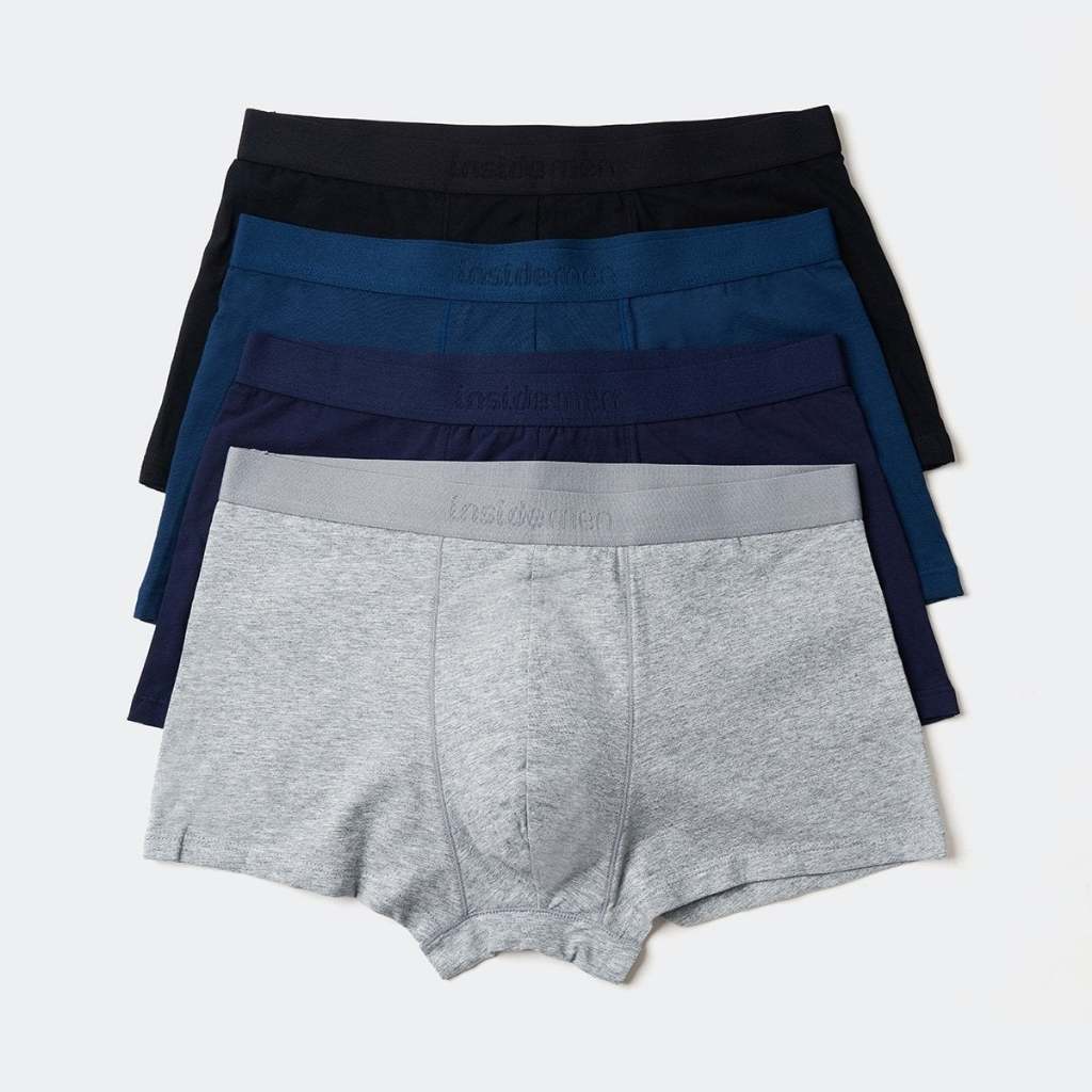 Quần Lót Nam Boxer Insidemen Cạp chun co giãn, thoáng khí IBX006EDP03