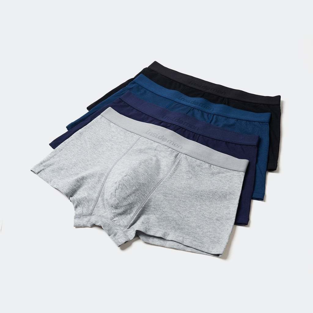 Quần Lót Nam Boxer Insidemen Cạp chun co giãn, thoáng khí IBX006EDP03