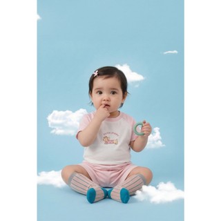 Bộ thun ngắn tay chất liệu petit trẻ em Rabity 960.095