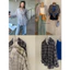 WGWE | Áo sơ mi caro tay dài form rộng phong cách Hàn – W9290#
