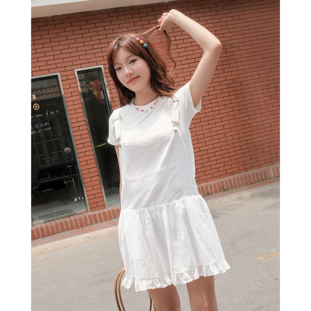 Jumps Nữ TOSHI Phối Hoa Dễ Thương Mùa Hè SECODEE
