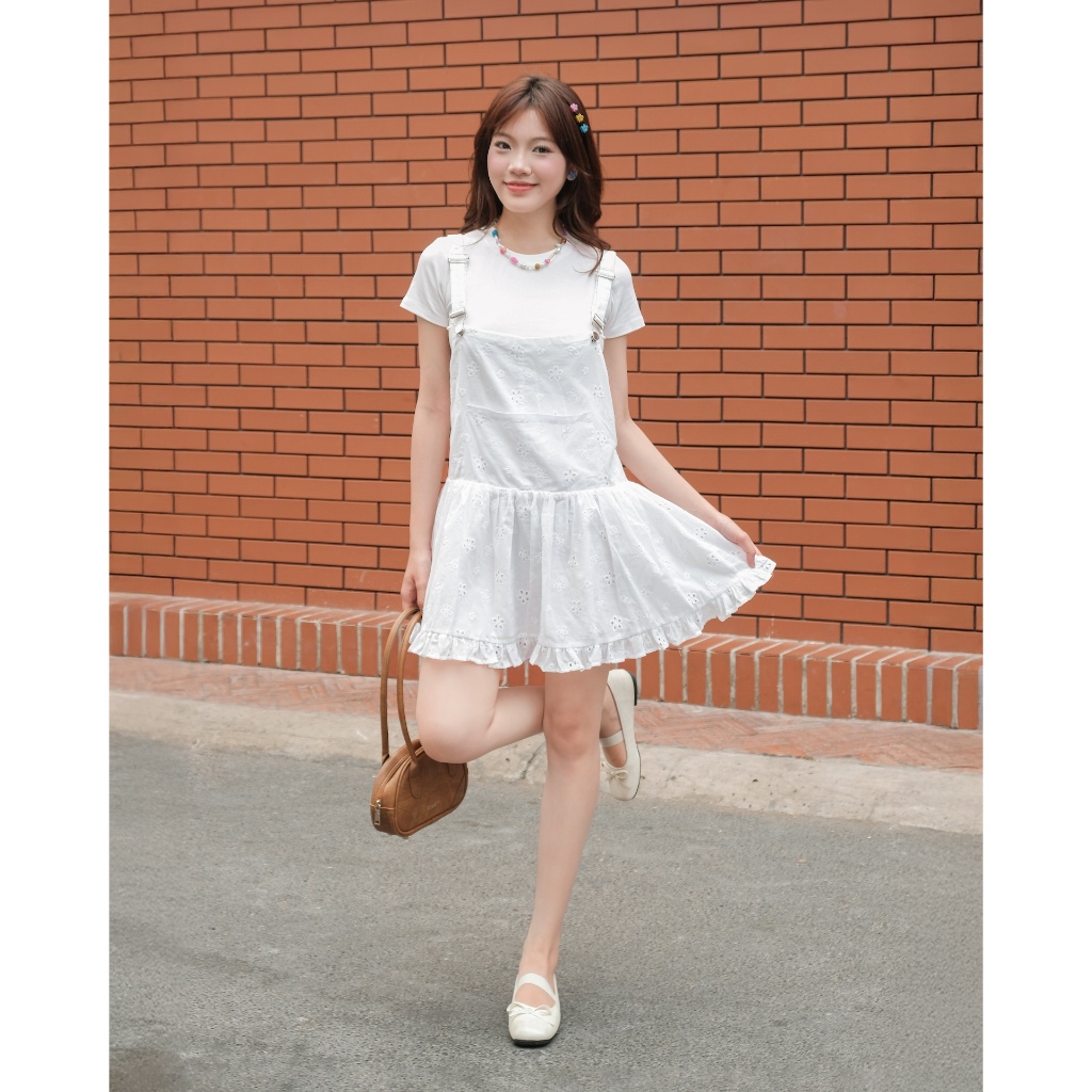 Jumps Nữ TOSHI Phối Hoa Dễ Thương Mùa Hè SECODEE