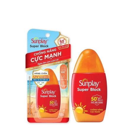 KEM CHỐNG NẮNG SUNPLAY super block Đỏ