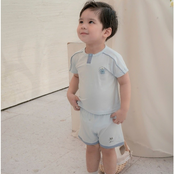 BỘ CỘC TAY VẢI SỢI TRE BỔ TRỤ [ SIÊU MỀM, MÁT, MỊN CO DÃN VÀ THẤM HÚT TỐT] SZ 6/9M - 4Y (HCT22)