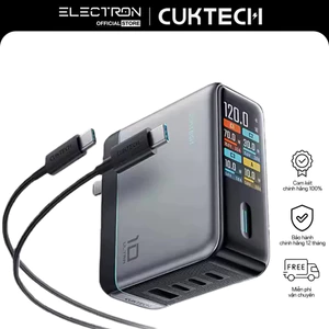Củ sạc nhanh CUKTECH 10 Ultra GaN 120W Super Charger – AD1204U
