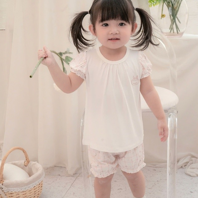 BỘ CỘC  TAY VẢI SỢI TRE HỌA TIẾT DÂU TÂY [ SIÊU MỀM, MÁT, MỊN CO DÃN VÀ THẤM HÚT ] SZ 6M -4Y (HCT31)
