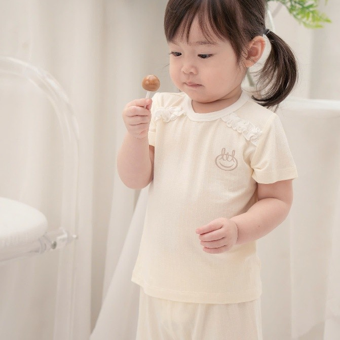 BỘ CỘC MODAL BÉ GÁI PHỐI VAI BÈO [ SIÊU MỀM, MÁT, MỊN CO DÃN VÀ THẤM HÚT ] SZ 6M -4Y (HCT07)
