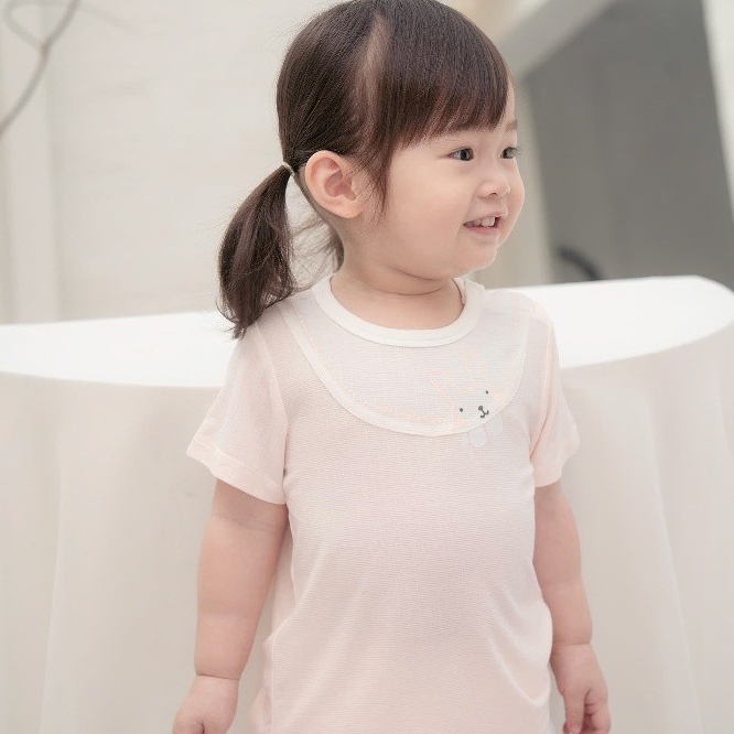 BỘ CỘC VẢI MODAL BÉ GÁI PHỐI VAI BÈO [ SIÊU MỀM, MÁT, MỊN CO DÃN VÀ THẤM HÚT ] SZ 6M -4Y (HCT13)