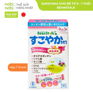 Sữa gói BeanStalk Sukoyaka cho bé từ 0-1 tuổi (7 gói)