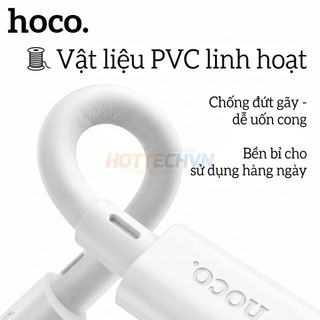 Cáp Sạc Nhanh Hoco PD60W TypeC to TypeC X88 Chất liệu PVC Dẻo Dai Hỗ Trợ Máy Tính Điện Thoại-Sách Tay