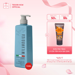 Dầu Gội / Dầu Xả hương nước hoa Milanogica 725ml Phục hồi hư tổn, Giảm gàu sạch ngứa da đầu sạch bã nhờn