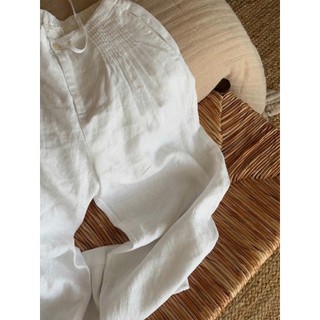 𝗠𝗲 𝗣𝗮𝗻𝘁𝘀- | LY LINEN | Quần Linen Bamboo xếp li