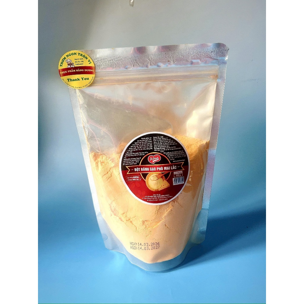 500g Bột Gia Vị Phô Mai Lắc ĐNÁ màu Vàng cam đậm_Vị béo_FOOD