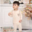 Bộ dài tay mỏng Smoothy ốp túi dành cho bé Lil Little Love (DTM02)