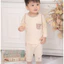 Bộ dài tay mỏng Smoothy ốp túi dành cho bé Lil Little Love (DTM02)
