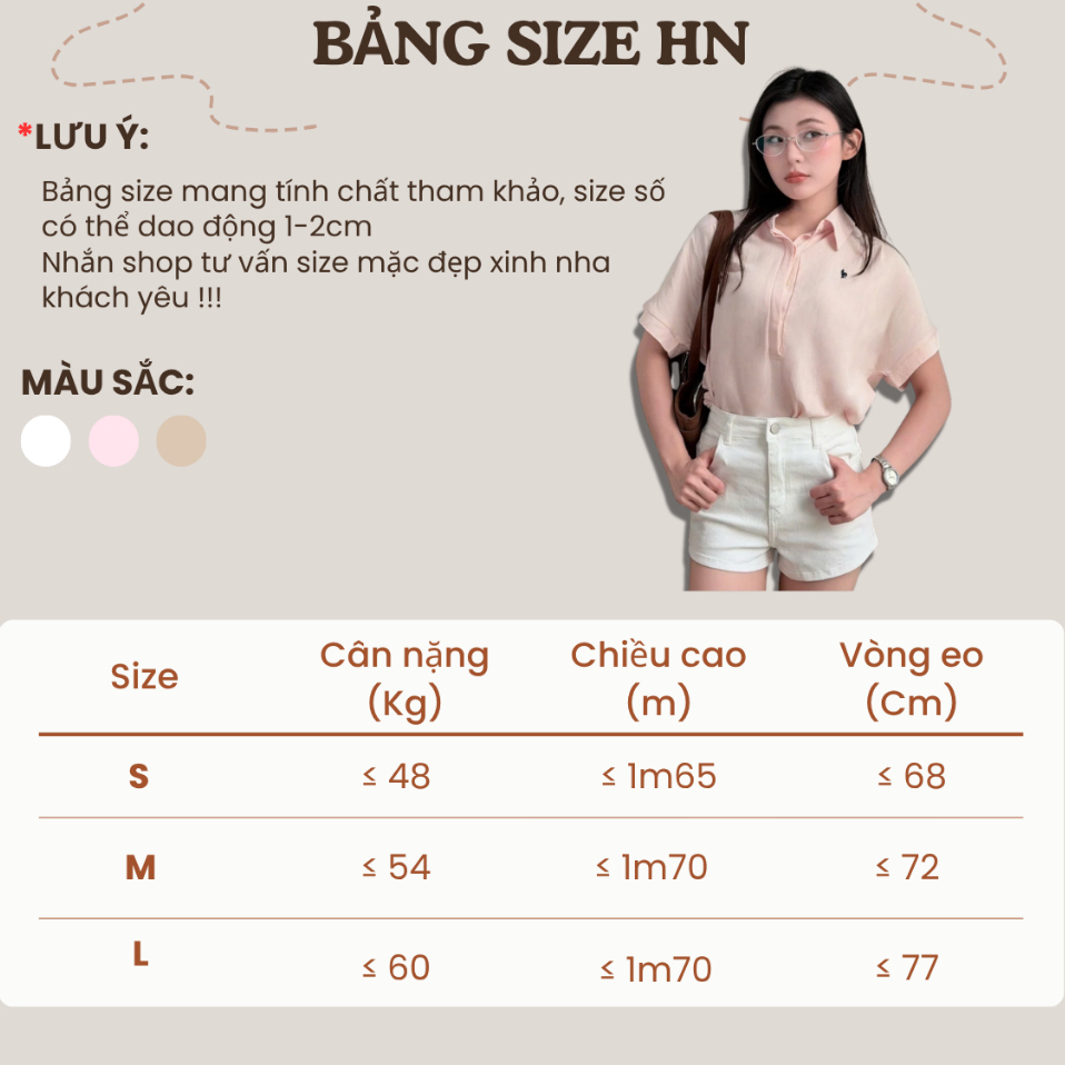 Áo Sơ Mi Nữ Ngắn Tay Dáng Rộng Chất Thô Đũi Hàn Thêu Nhẹ Mát Thời Trang Nữ Năng Động Hot - Pena House