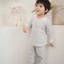 Bộ quần áo dài tay mỏng thấm hút mồ hôi tốt, chất liệu smoothy dành cho bé little love (LDT171)