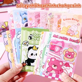 Set 20 Sổ Tay Mini A7 Hoạt Hình – Sổ Note Có Dòng Kẻ Dễ Thương Quà Tặng 1/6 Cho Bé