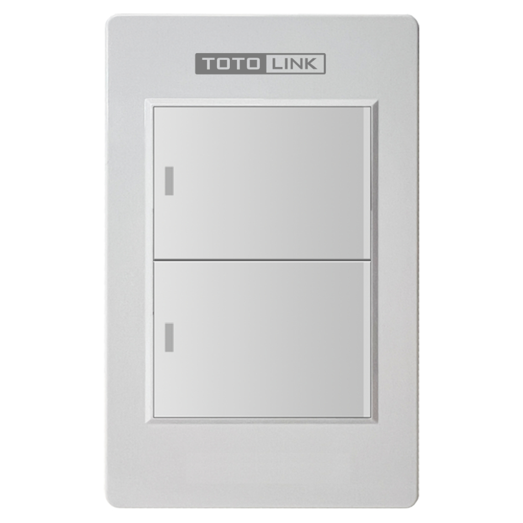 [Hỏa Tốc] Công tắc điện âm tường TOTOLINK WST04 / WST05 – Công tắc 2 chiều 1/2 nút cơ màu trắng & xám, BH 36 tháng
