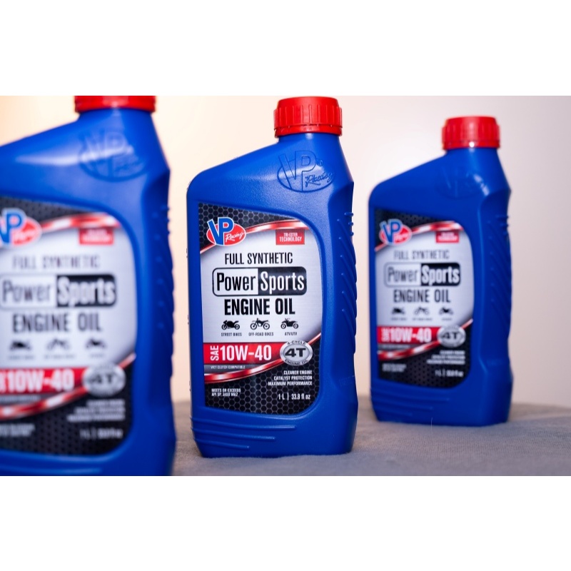 Dầu Nhớt Dành Cho Xe Số, Côn Tay VP Racing 10w40 Full Synthetic Kèm 1 E20 Và 1 Turbo