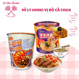 Mì ly Umiki  Cà Chua Thịt Bò,Mì trộn Shacha Phúc Kiến - CÔ THƯ MARKET
