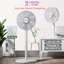 Quạt cây đứng cắm điện Qcooko, quạt cây đứng tiết kiệm điện công suất lớn kèm điều khiển từ xa