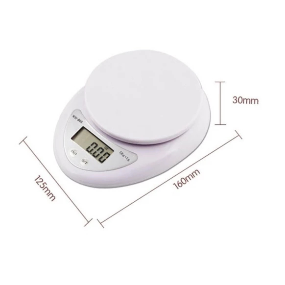 Cân tiểu ly điện tử mini B05 dùng cho pha chế, nhà bếp, tải trọng 5KG