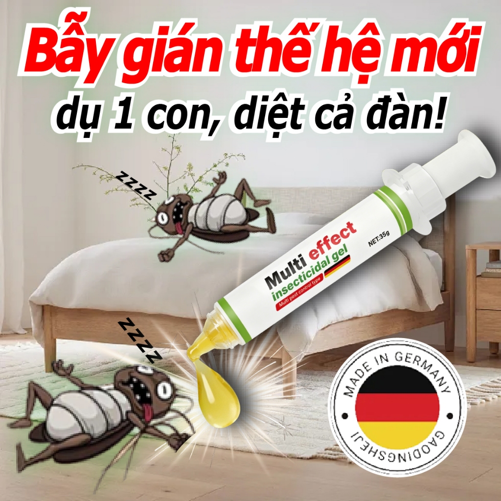 M1T1 gel diệt côn trùng đa năng 35g - gel diệt gián siêu hot, diệt tận gốc nhanh