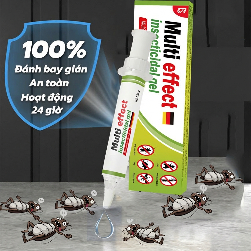 M1T1 gel diệt côn trùng đa năng 35g - gel diệt gián siêu hot, diệt tận gốc nhanh