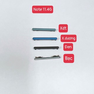 Nút nhựa bấm volume điều chỉnh tăng giảm âm lượng Xiaomi Redmi note 11s 4G,nút nhựa bấm nguồn power 2201117SG, 2201117S