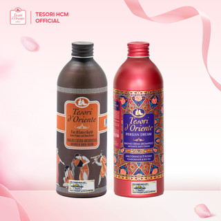 Combo ĐẶC BIỆT 2 chai Sữa Tắm nước hoa Tesori d'Oriente 500ml chính hãng kèm vòi nhập khẩu trực tiếp từ Ý