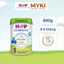 Sữa HiPP 1 Organic 800g, Sữa Hữu Cơ Nhập khẩu Châu Âu, Combo tiết kiệm Sữa cho bé 2-3-4 lon Sữa H1