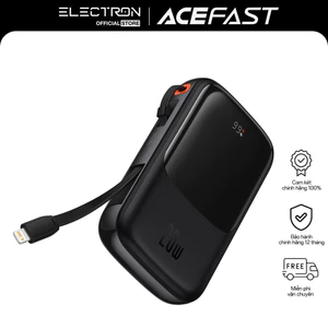 Pin Dự Phòng Sạc Nhanh Baseus Qpow Pro Digital Display Fast Charge Power Bank 10,000mAh Cho I.P, Type-C