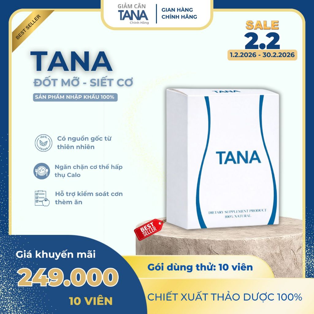 Liệu trình TANA Thải Mỡ - Xổ Mỡ - Eo Thon Bụng Phẳng