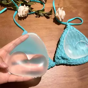Set 2 miếng đệm nâng ngực Silicone Chống thấm nước Dùng nhiều lần Siêu Mềm Trong suốt🌺Freeship🌺(EA01)