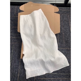 𝗢𝗿𝗶𝗼𝗻 - |LY LINEN| - Chân váy linen 2 lớp xẻ sau