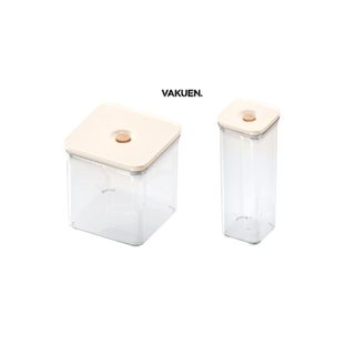 Bộ 2 Hộp Vakuen Maha High 3.1L + Long 1.9L Đựng Thực Phẩm Hút Chân Không
