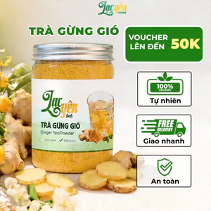 Trà Gừng Hòa Tan Ít Ngọt Lạc Yên Foods - 100% Từ Gừng Gió Tây Nguyên Ấm Nồng Tiện Lợi Dễ Pha