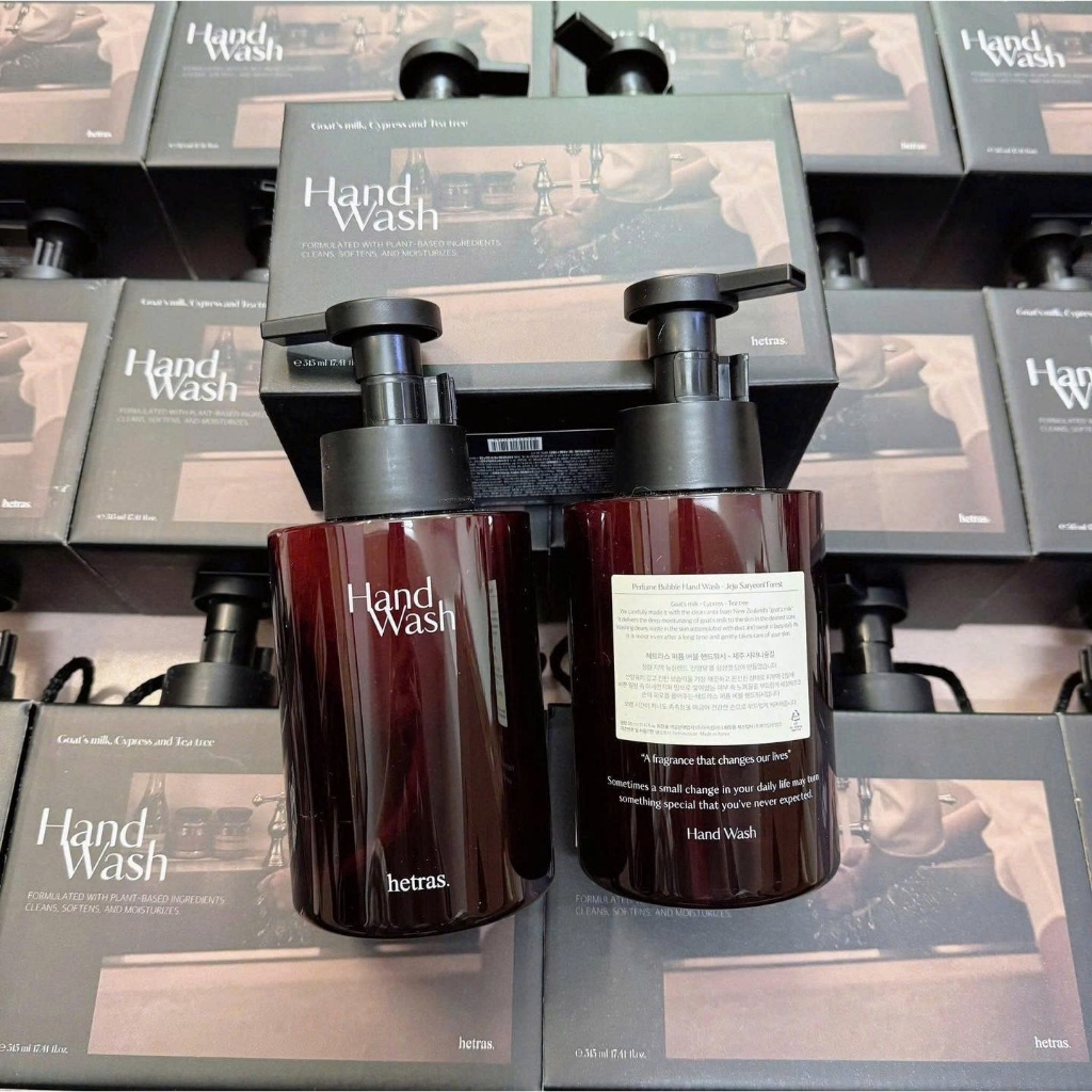 Nước Rửa Tay Tạo Bọt Hương Nước Hoa Hetras Perfumed Bubble Hand Wash 515ml