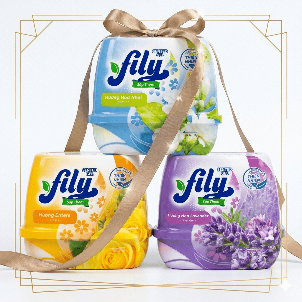 COMBO 3 Sáp Thơm Phòng Khử Mùi Fily - Sáp Khử Mùi Thơm Phòng Hương Thơm Dịu Nhẹ Cho ô tô, tủ quần áo