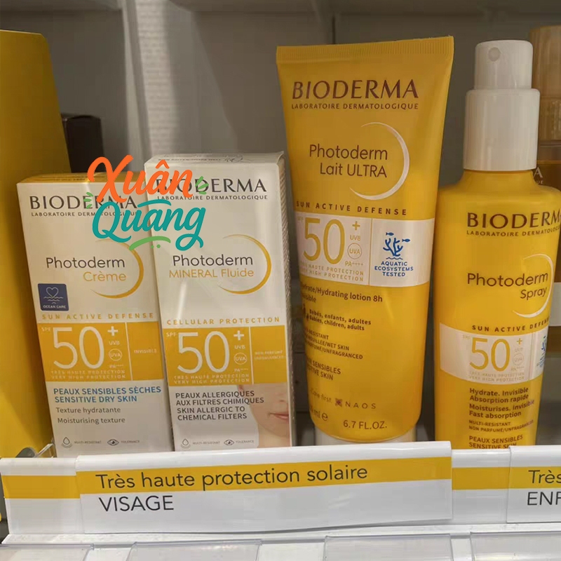 Kem Chống Nắng Bioderma Photoderm AR SPF 50+ Tinted Cream | Aquafluide SPF | Photoderm AKN Mat | Photoderm Crema Color