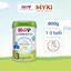 Sữa HiPP 03 Organic 800g - Sữa công thức cho bé, Sữa nhập khẩu Đức, Combo 2-3-4 lon sữa tiết kiệm cho Mẹ và bé